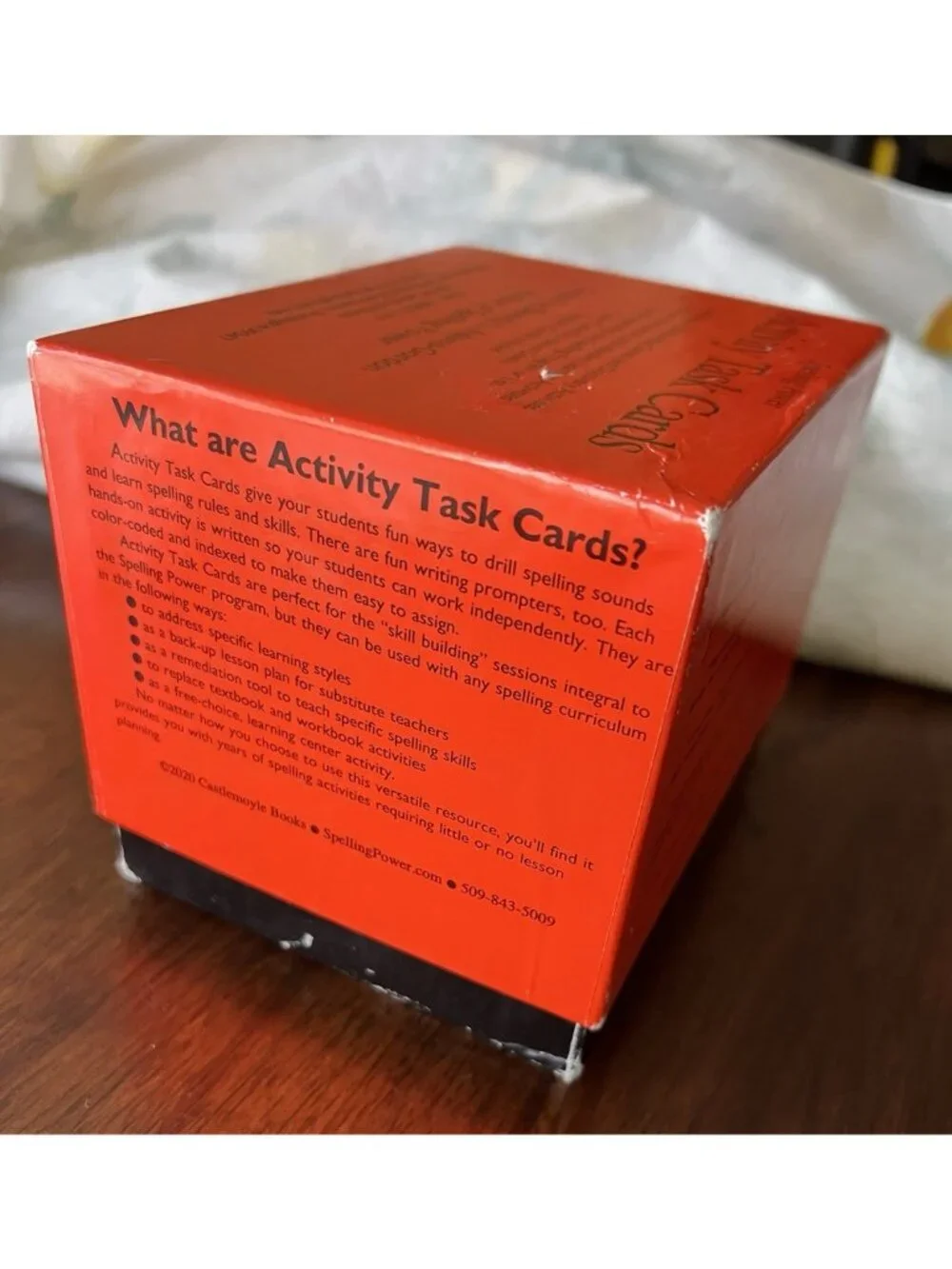Spelling Power Activity Task Cards (New from Publisher)